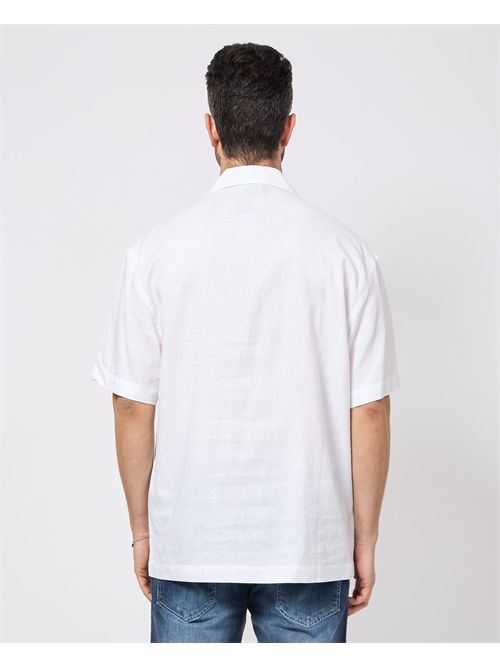 Camicia uomo Emporio Armani in misto lino EMPORIO ARMANI | EM000593-AF12356U0002